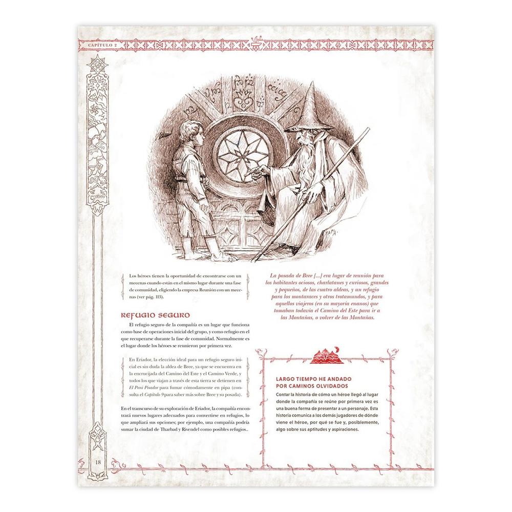 Juego de rol el señor de los anillos - reglamento básico - Imagen 2