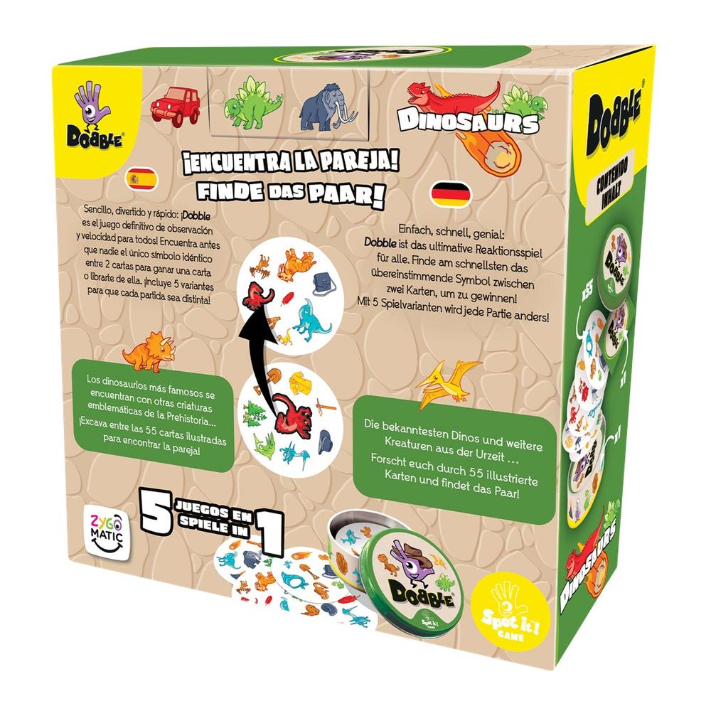 Juego de mesa dobble dinosaurios - Imagen 3