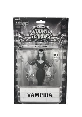 Vampira silver screen edition scale action fig. 15 cm vampira toony terrors - Imagen 3