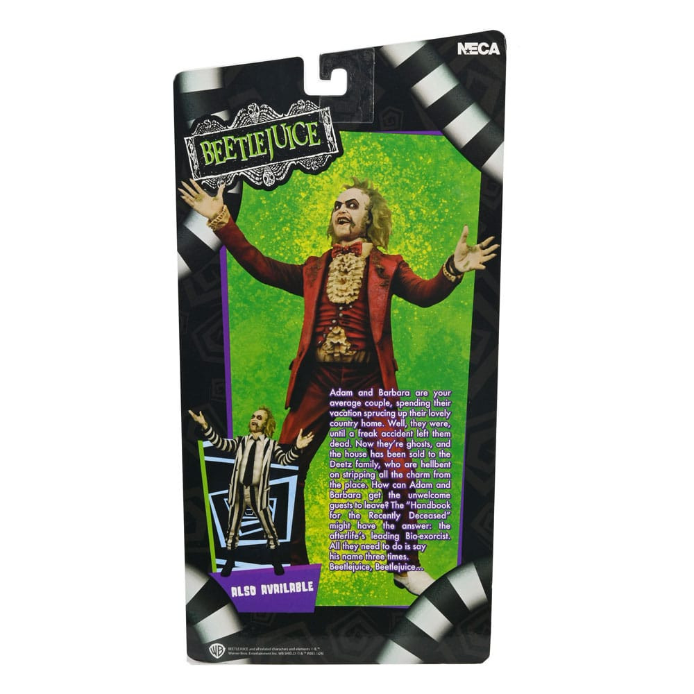 Beetlejuice red tuxedo scale action fig. 18 cm beetlejuice (1988) - Imagen 2