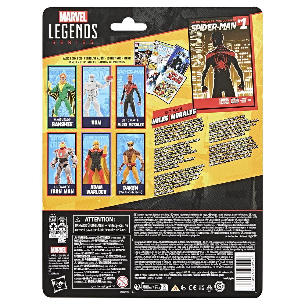 Figura hasbro marvel legends miles morales: the ultimate spider - man mini comics ultimate miles - Imagen 2