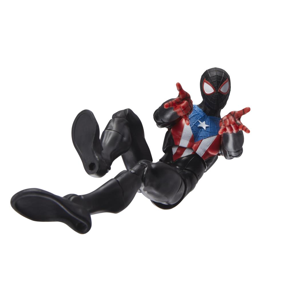 Figura hasbro marvel legends series spider - man 2 miles morales (boricua suit) - Imagen 2