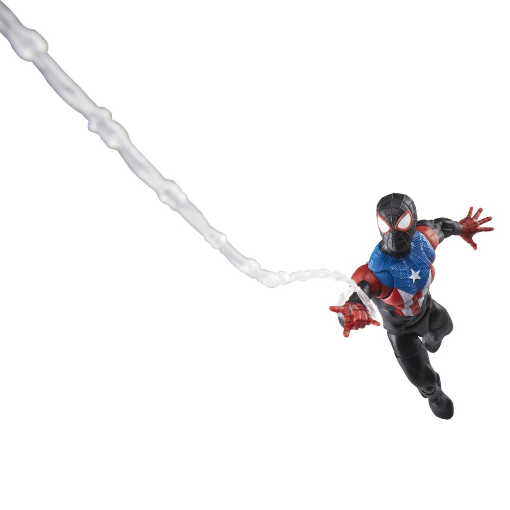 Figura hasbro marvel legends series spider - man 2 miles morales (boricua suit) - Imagen 3