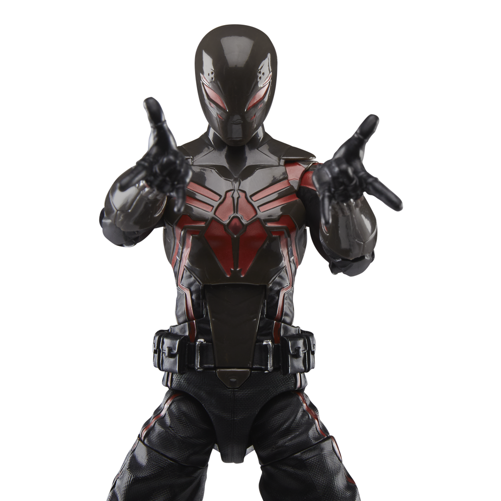 Figura hasbro marvel legends series spider - man 2 miles morales (brooklyn 2099 suit) - Imagen 3
