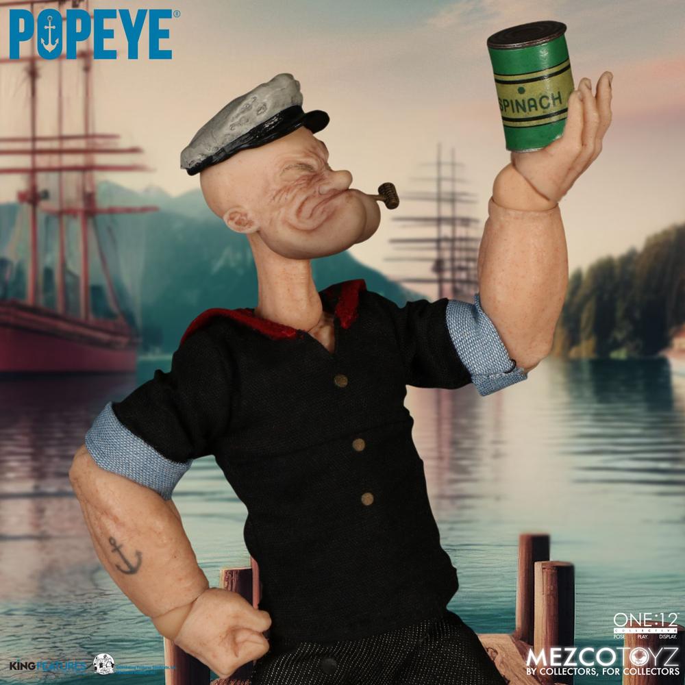 Figura mezco toyz popeye one:12 collective re - run popeye 15.5cm - Imagen 2