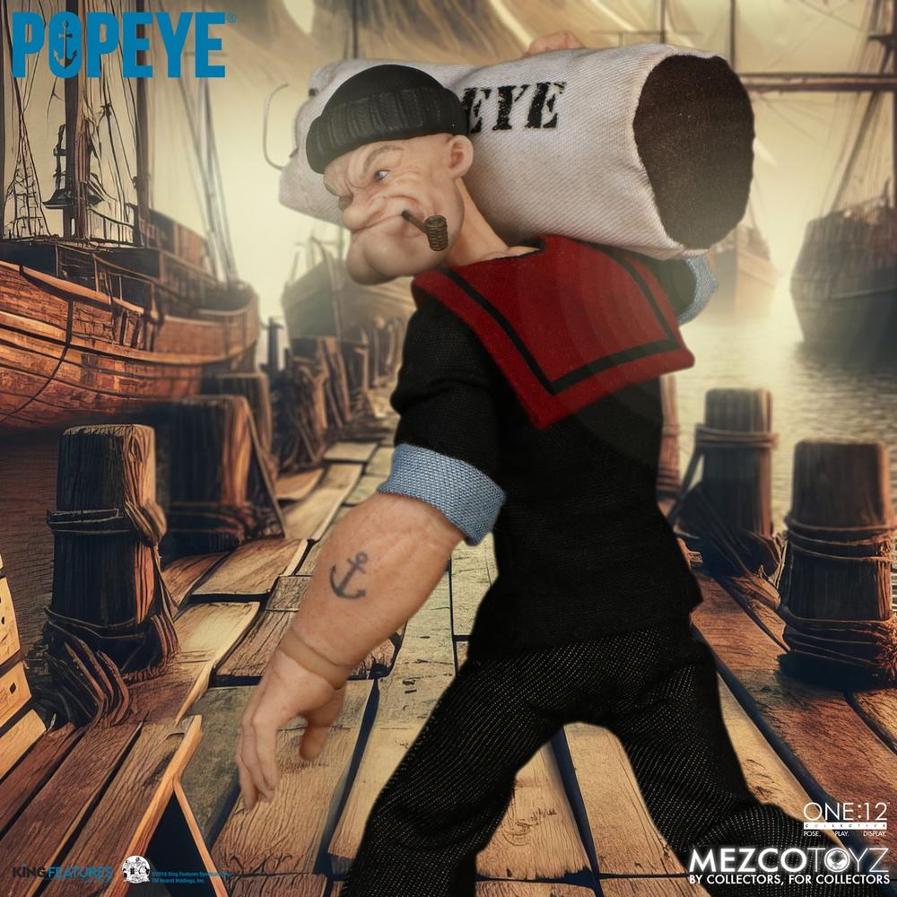 Figura mezco toyz popeye one:12 collective re - run popeye 15.5cm - Imagen 3