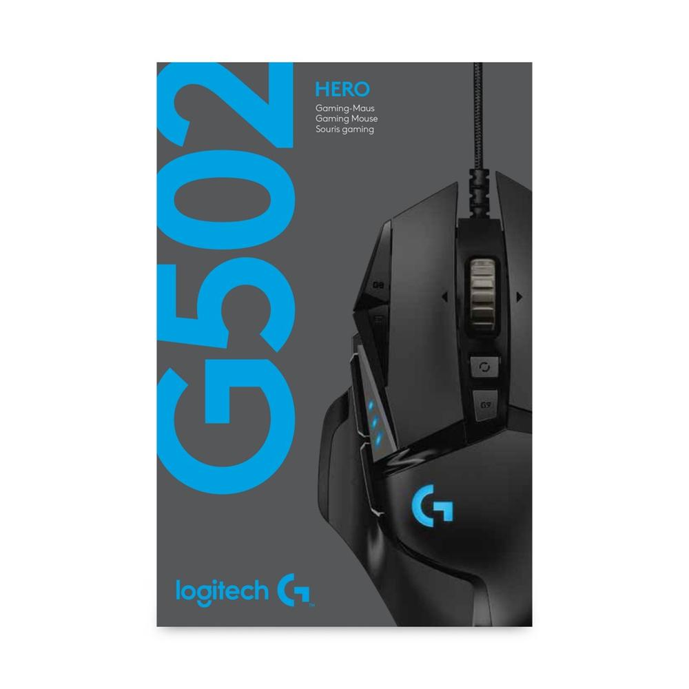 Raton gaming logitech g502 hero negro - Imagen 3