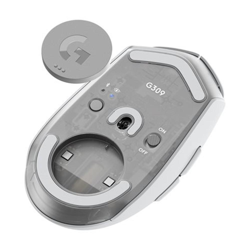 Raton inalambrico gaming logitech g g309 blanco - Imagen 2