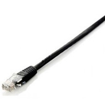 Cable red equip latiguillo rj45 u - utp cat6 1m negro