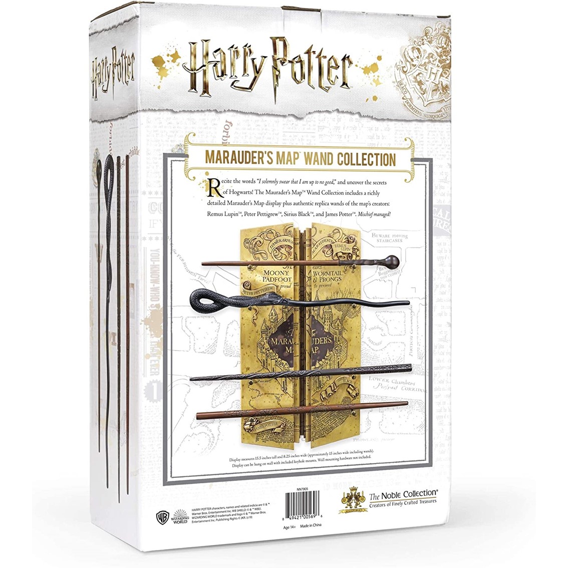 Replica the noble collection mapa del merodeador coleccion 4 varitas en expositor harry potter - Imagen 3