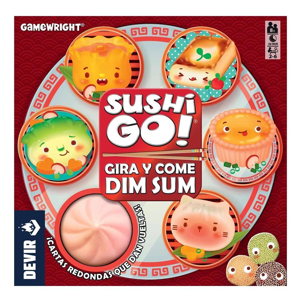 Juego de mesa sushi go gira y come dim sum - Imagen 2