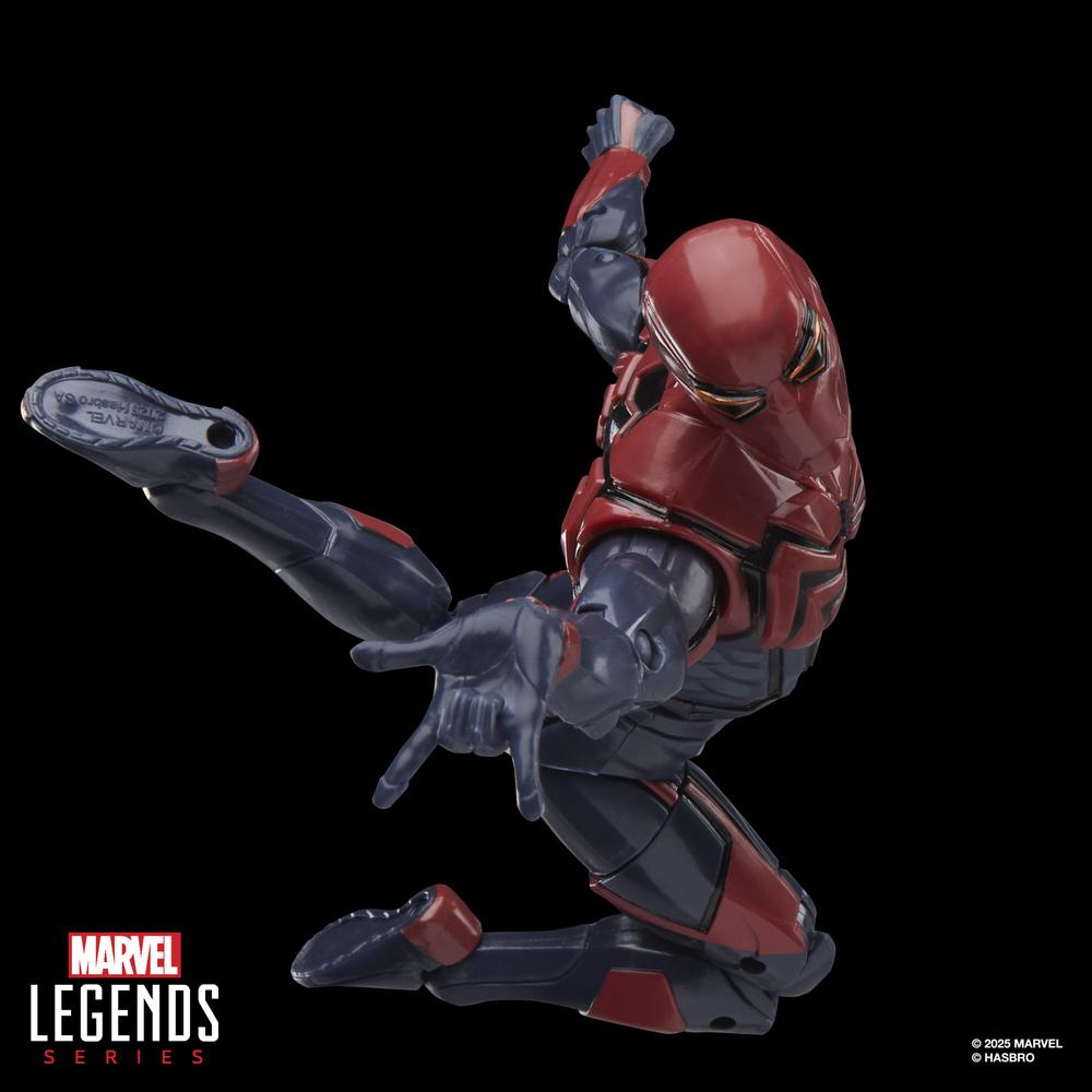 Figura hasbro marvel legends series gamerverse spider - man peter parker velocity suit - Imagen 3