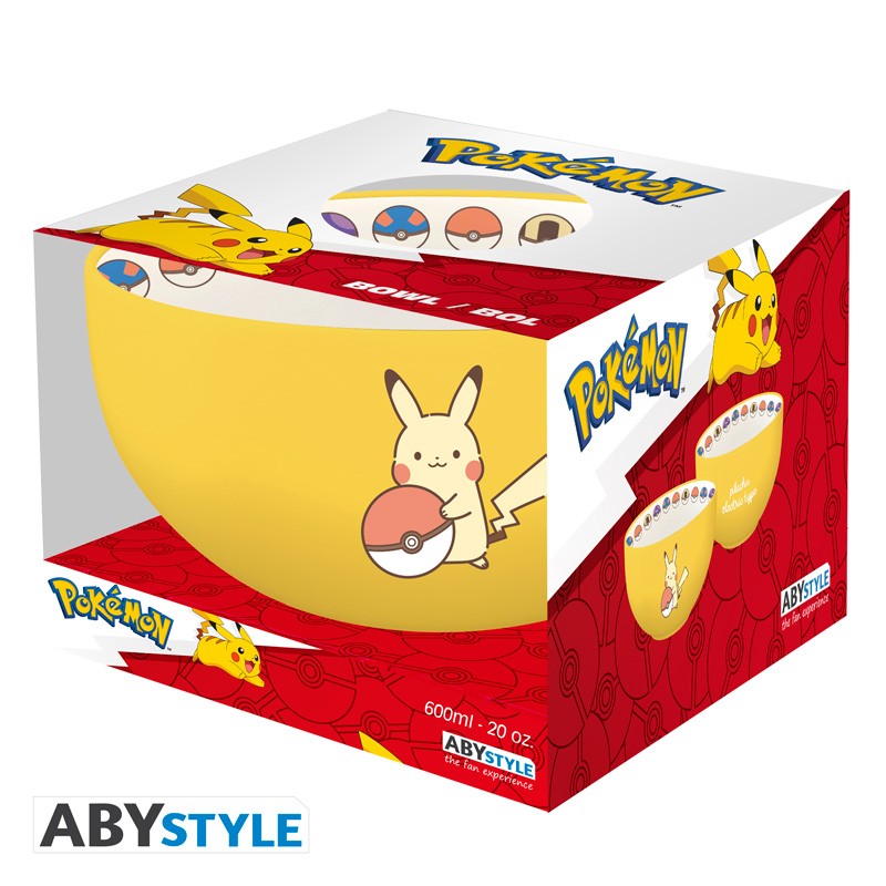 Bowl abystyle pokemon pikachu electric type 600ml - Imagen 2