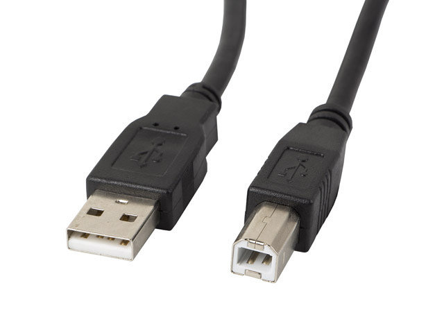 Cable impresora lanberg usb a - usb b macho - macho ferrita negro 1 m