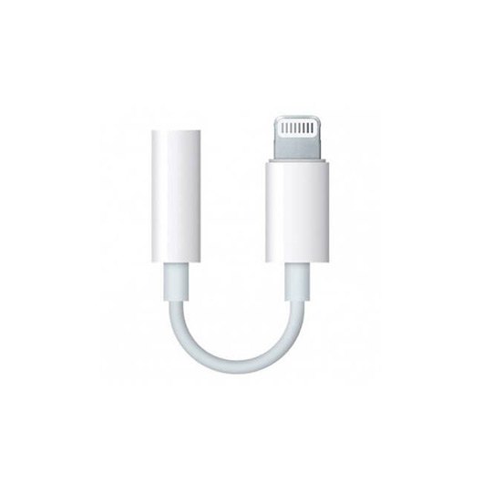 Adaptador apple lightning a jack 3.5mm macho - hembra