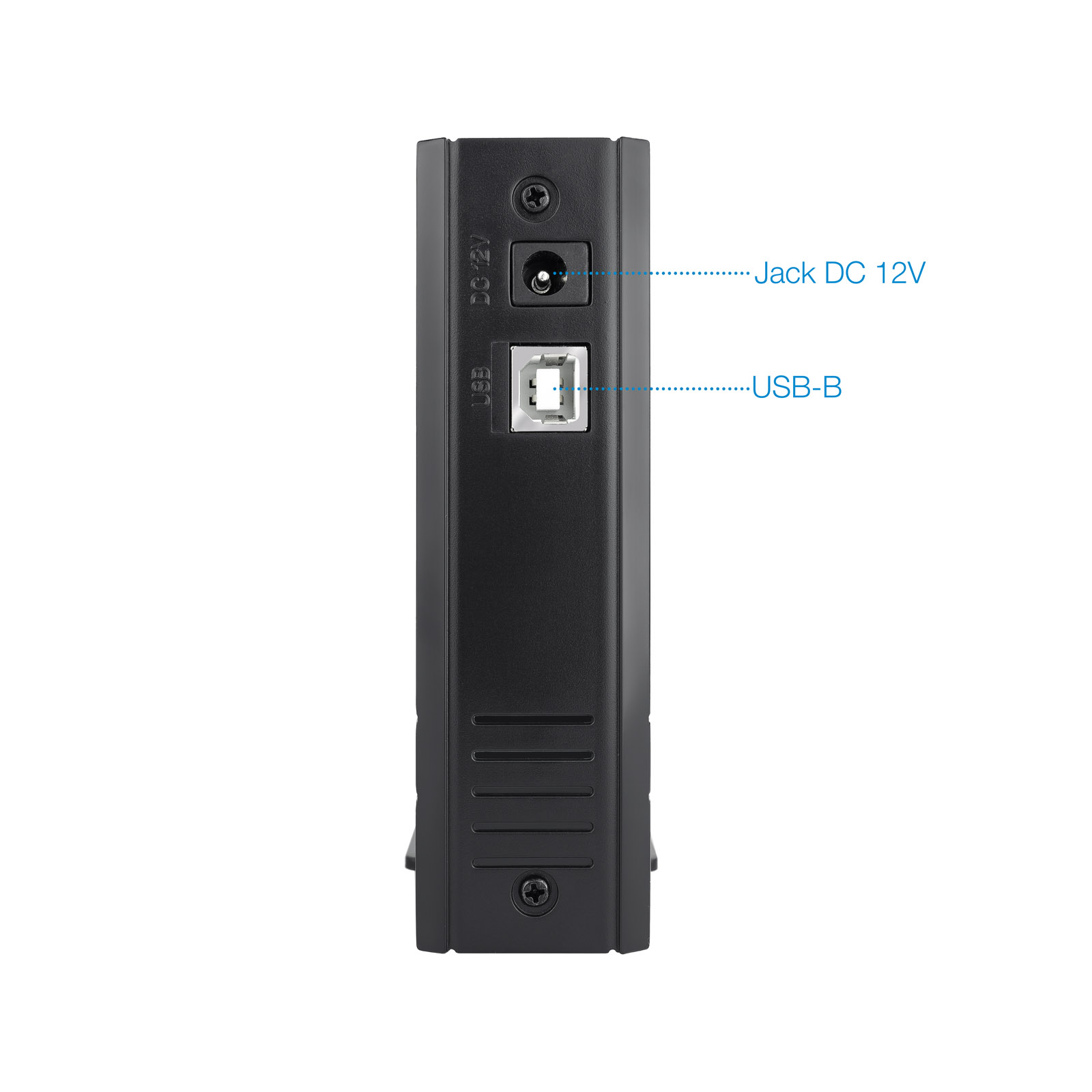 Caja externa tooq tqe - 3520b para hdd 3.5 pulgadas sata usb 2.0 negro - Imagen 2