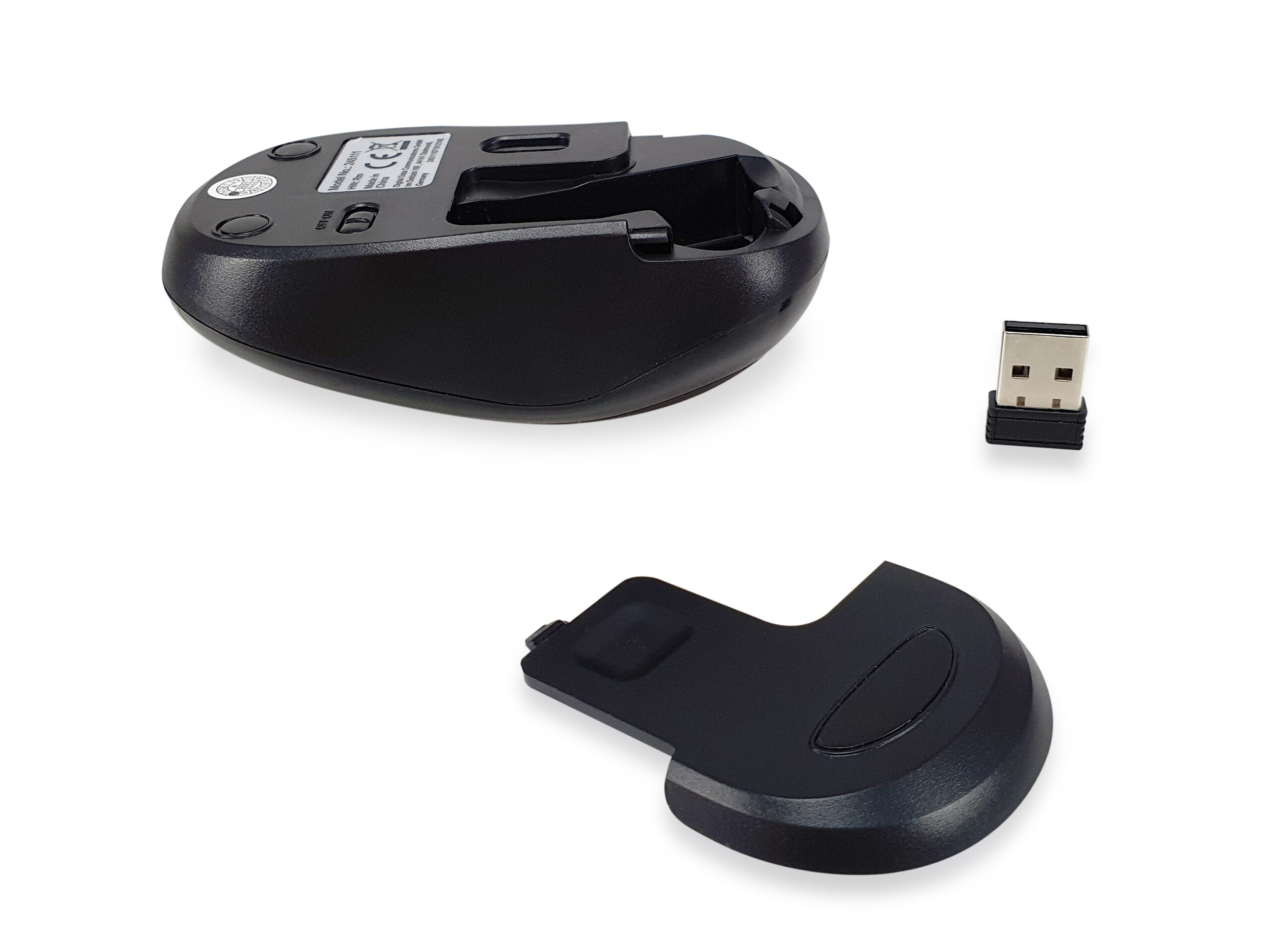 Mouse raton equip comfort wireless inalambrico - 1200dpi - negro - Imagen 2