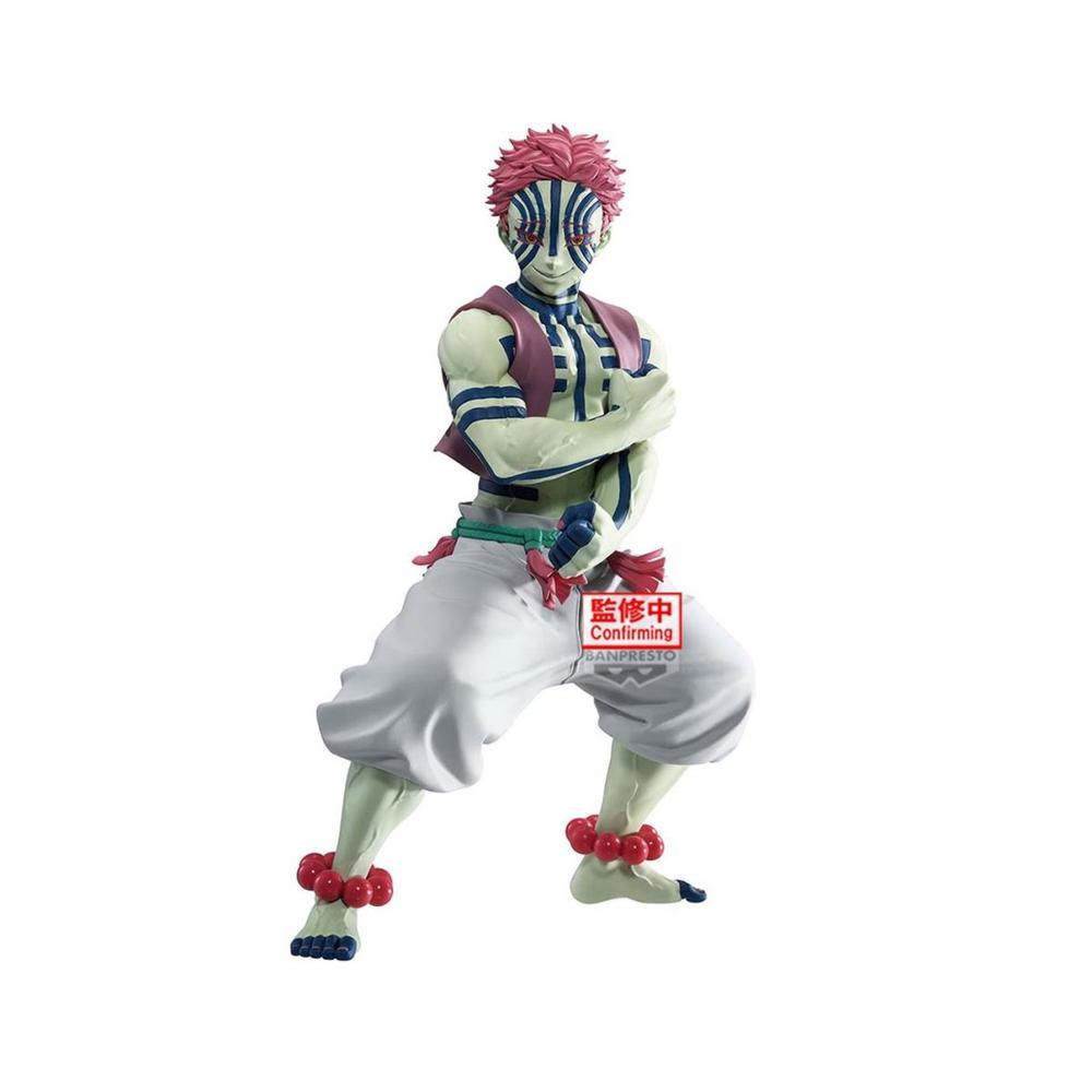 Figura banpresto demon slayer kimetsu no yaiba grandista akaza 22cm