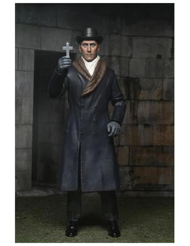 Van helsing scale action figura 18 cm hammer films: horror of dracula 1958 - Imagen 2