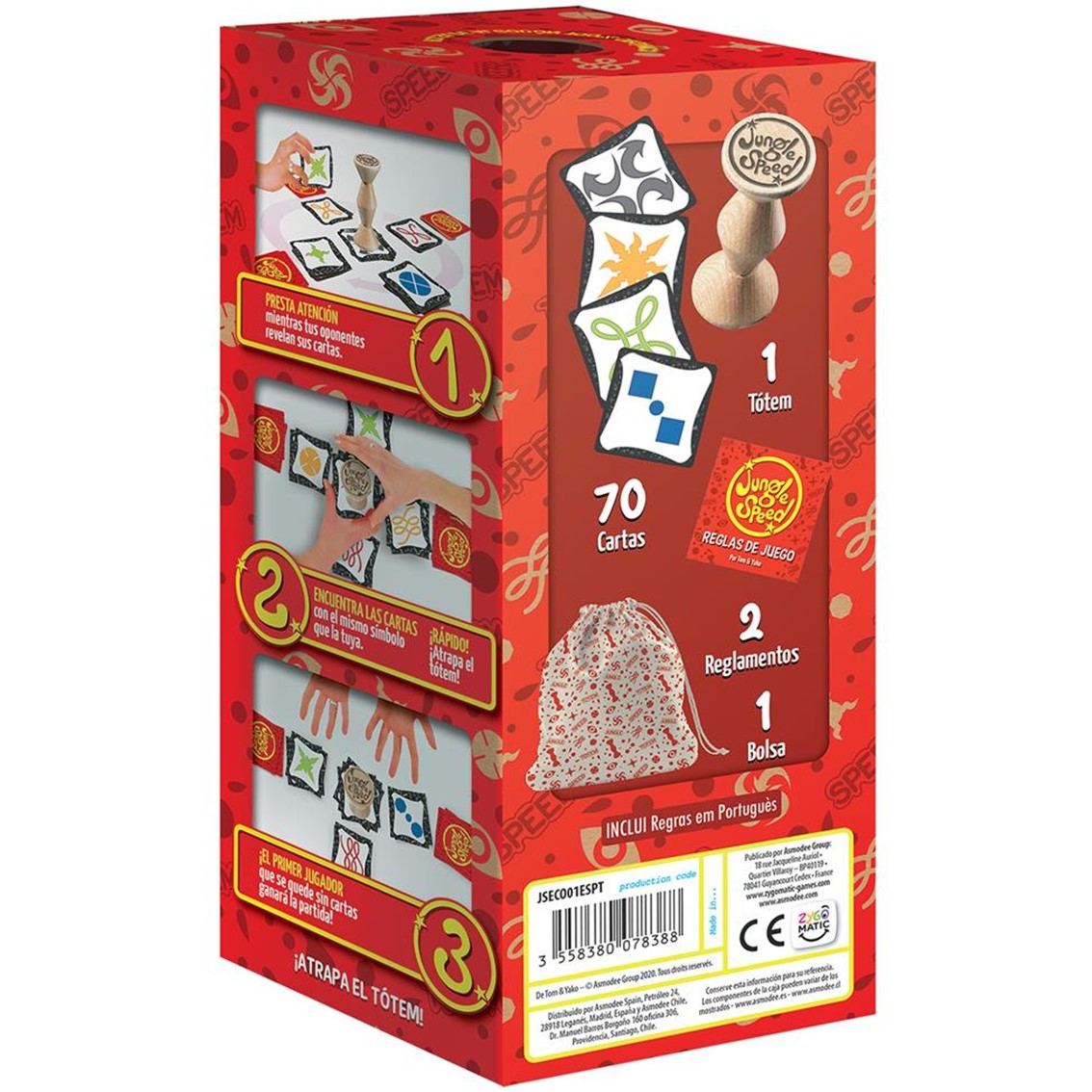 Juego de mesa asmodee jungle speed pegi 7 - Imagen 3