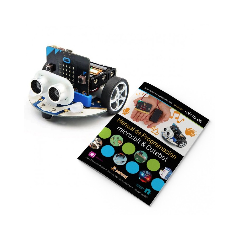 Robot coche micro:bit smart cutebot sin placa - Imagen 3