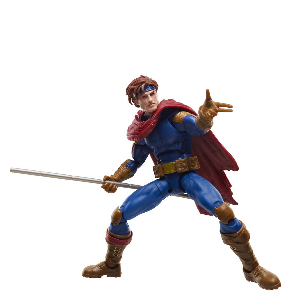 Figura hasbro marvel legends series build a figure marvels nemesis x - men gambit - Imagen 3
