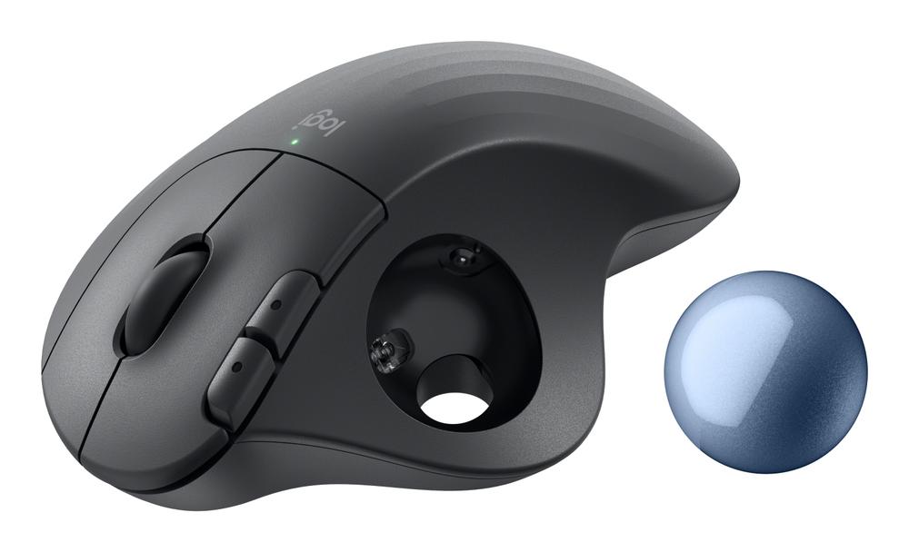 Raton inalambrico logitech ergo m575s negro - Imagen 3