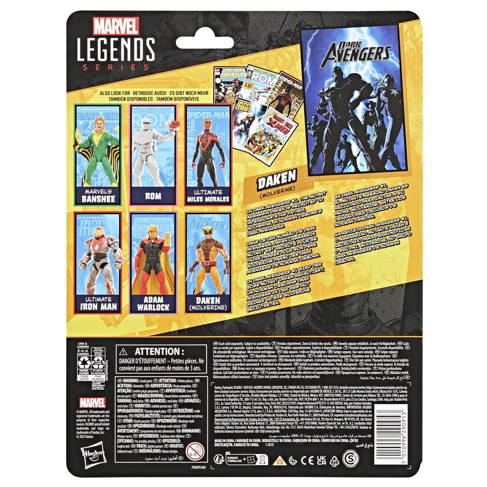 Figura hasbro marvel legends dark avengers mini comics daken (wolverine) - Imagen 2
