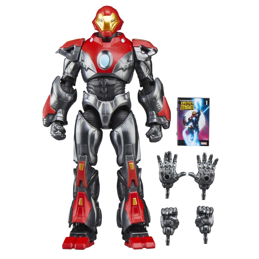 Figura hasbro marvel legends mini comics ultimate ironman - Imagen 3