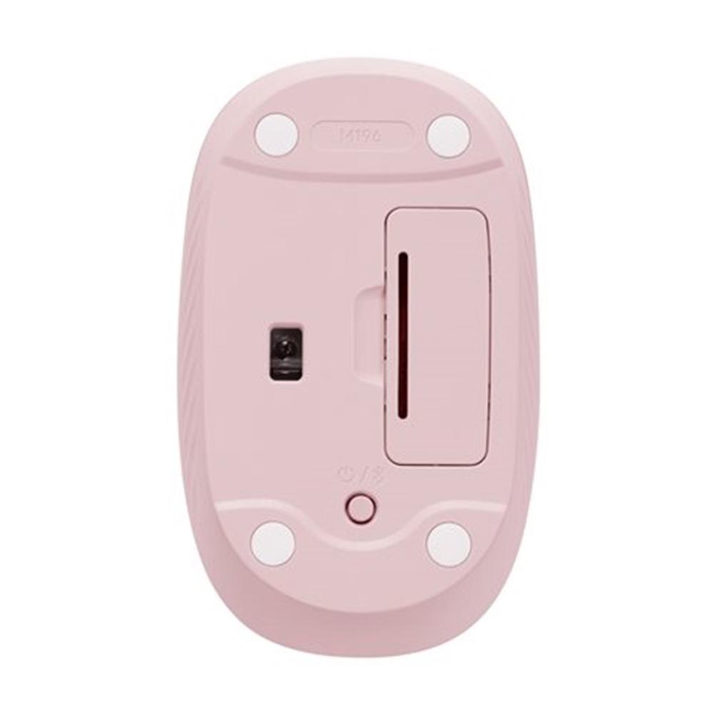 Raton inalambrico logitech m196 rosa - Imagen 3