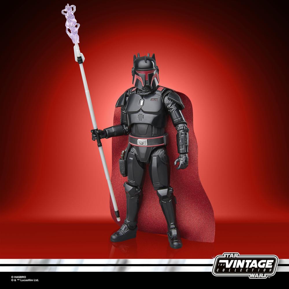 Figura hasbro star wars the vintage collection the mandalorian moff gideon dark trooper armor - Imagen 2