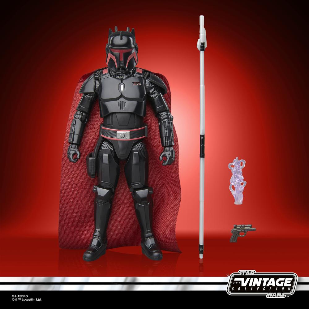 Figura hasbro star wars the vintage collection the mandalorian moff gideon dark trooper armor - Imagen 3