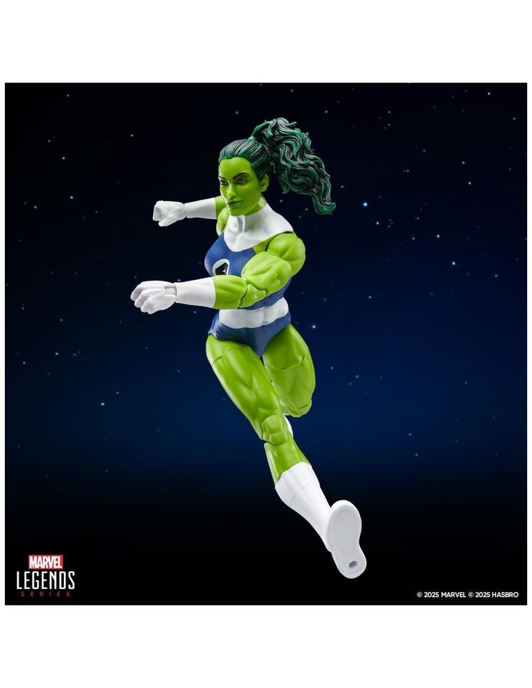 Figura hasbro marvel legends series retro fantastic four she hulk - Imagen 2