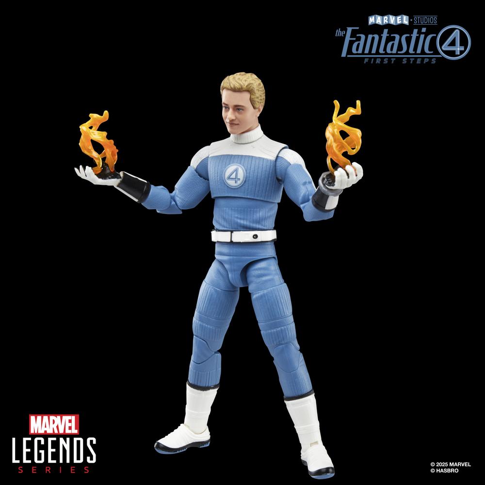Figura hasbro marvel legends series los 4 fantasticos: primeros pasos johnny storm - Imagen 3