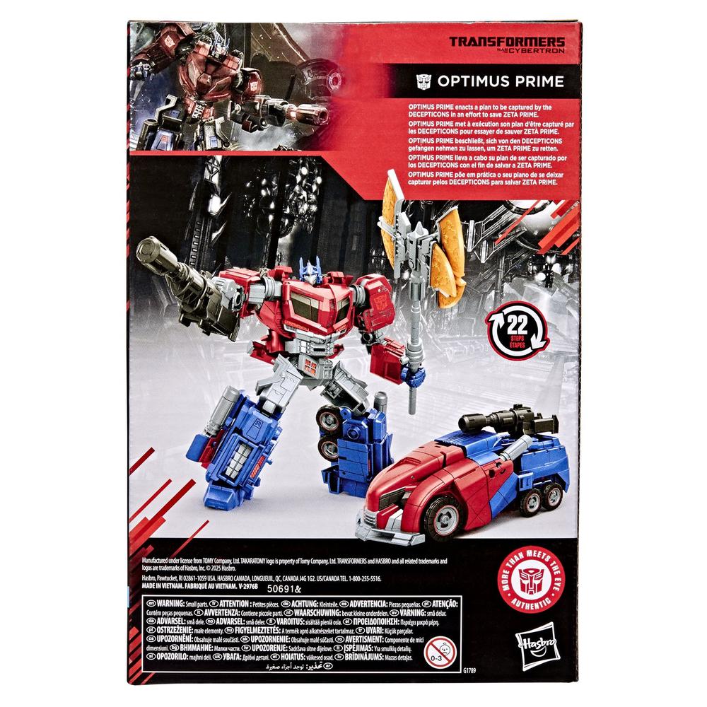 Figura hasbro transformers war for cybertron studio series voyayer class optimus prime 16.5cm - Imagen 3
