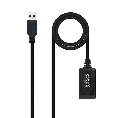 Cable prolongador nanocable con amplificador usb 3.0 usb - a - m - usb - a - h 5 m