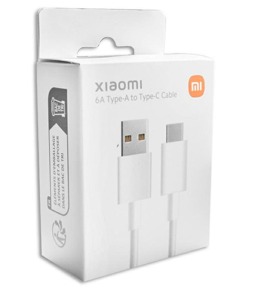Cable usb tipo c a usb tipo a xiaomi 1m - macho - macho - blanco - Imagen 3