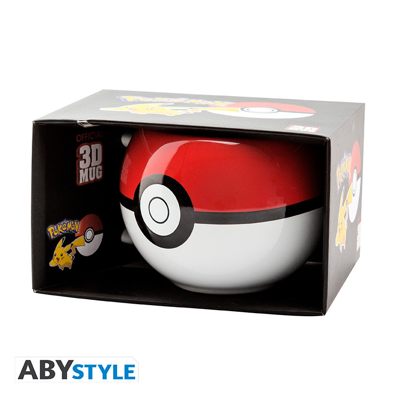 Taza 3d abystyle pokemon pokeball - Imagen 3