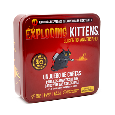 Juego de mesa exploding kittens 10 aniversario