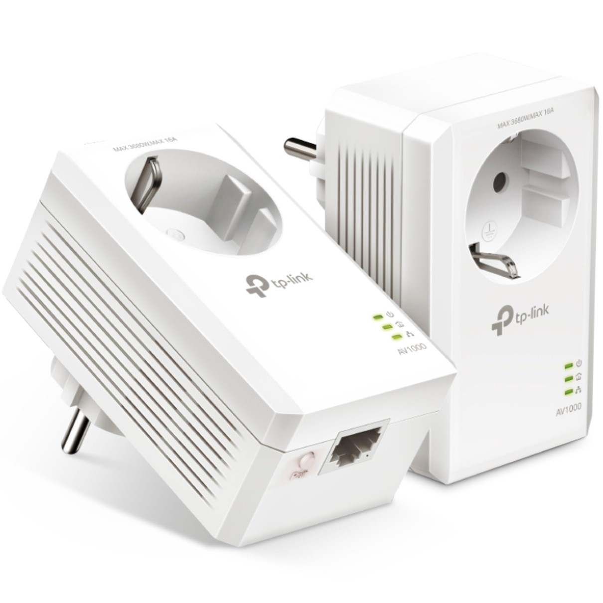 Kit de adaptadores powerline tp - link tl - pa7017p kit gigabit av1000