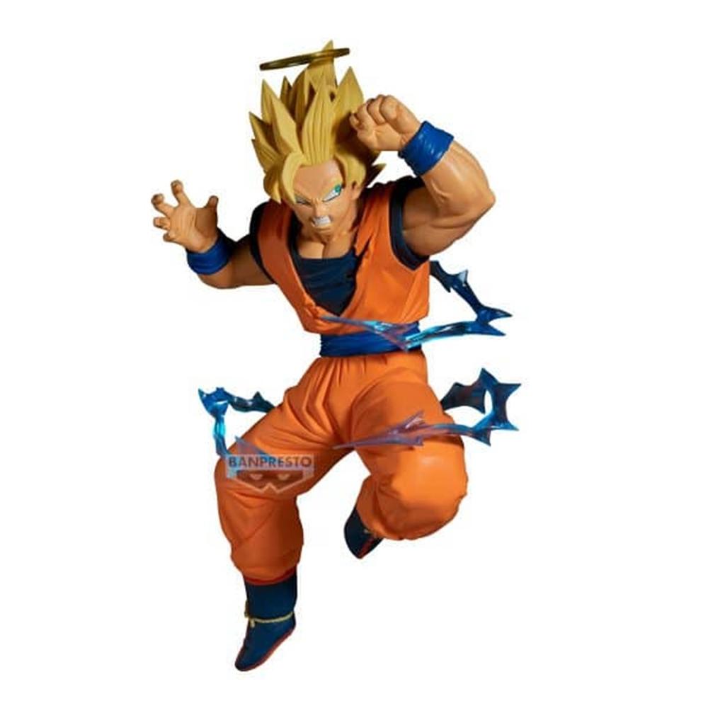 Figura banpresto dragon ball z match makers super saiyan 2 son goku 15cm