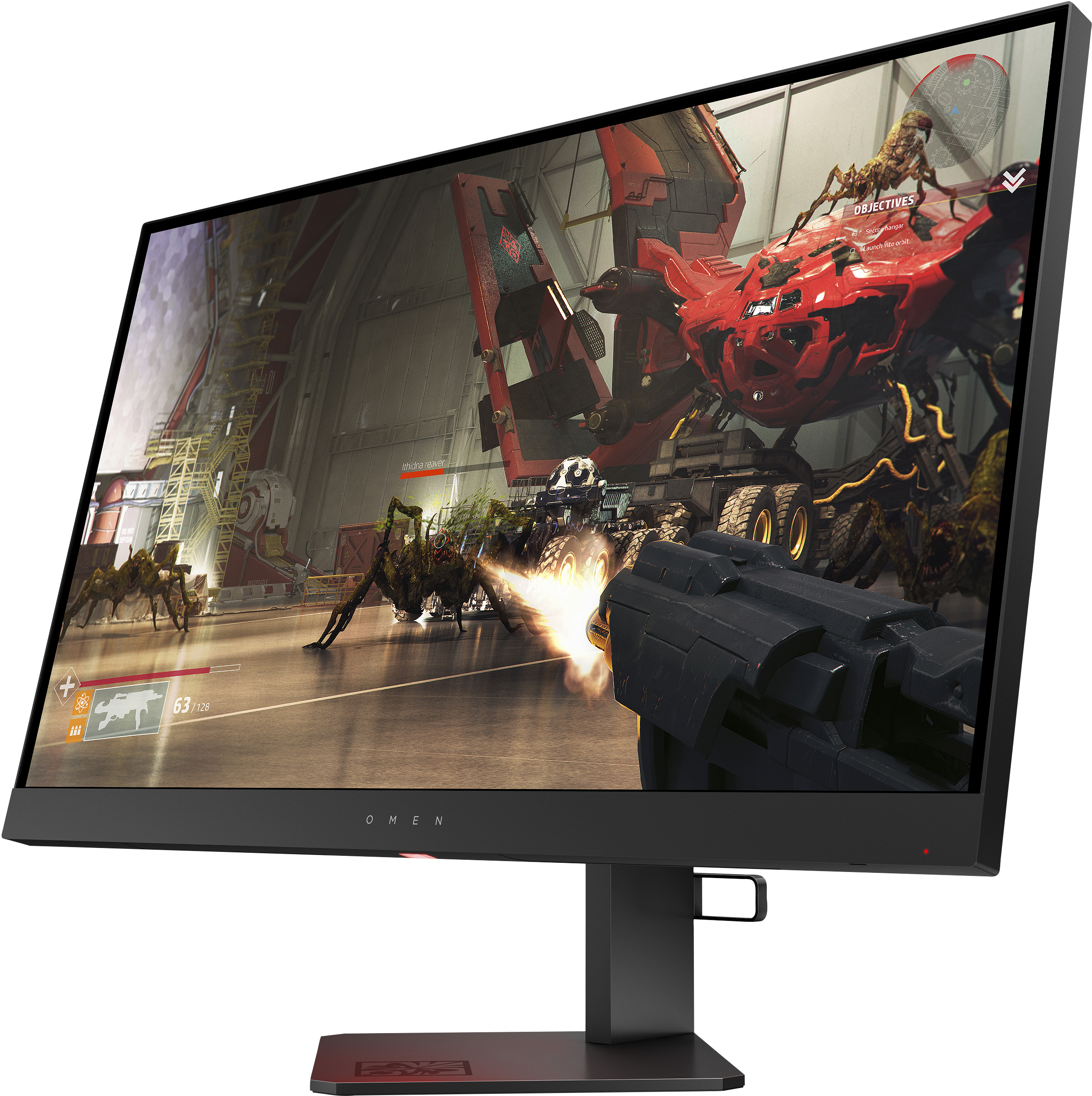 Monitor gaming tn led hp omen 27 pulgadas 27 hdr 1ms - qhd - 16:9 - 1000:1 - 240hz - hdmi - display port - usb - vesa - Imagen 2
