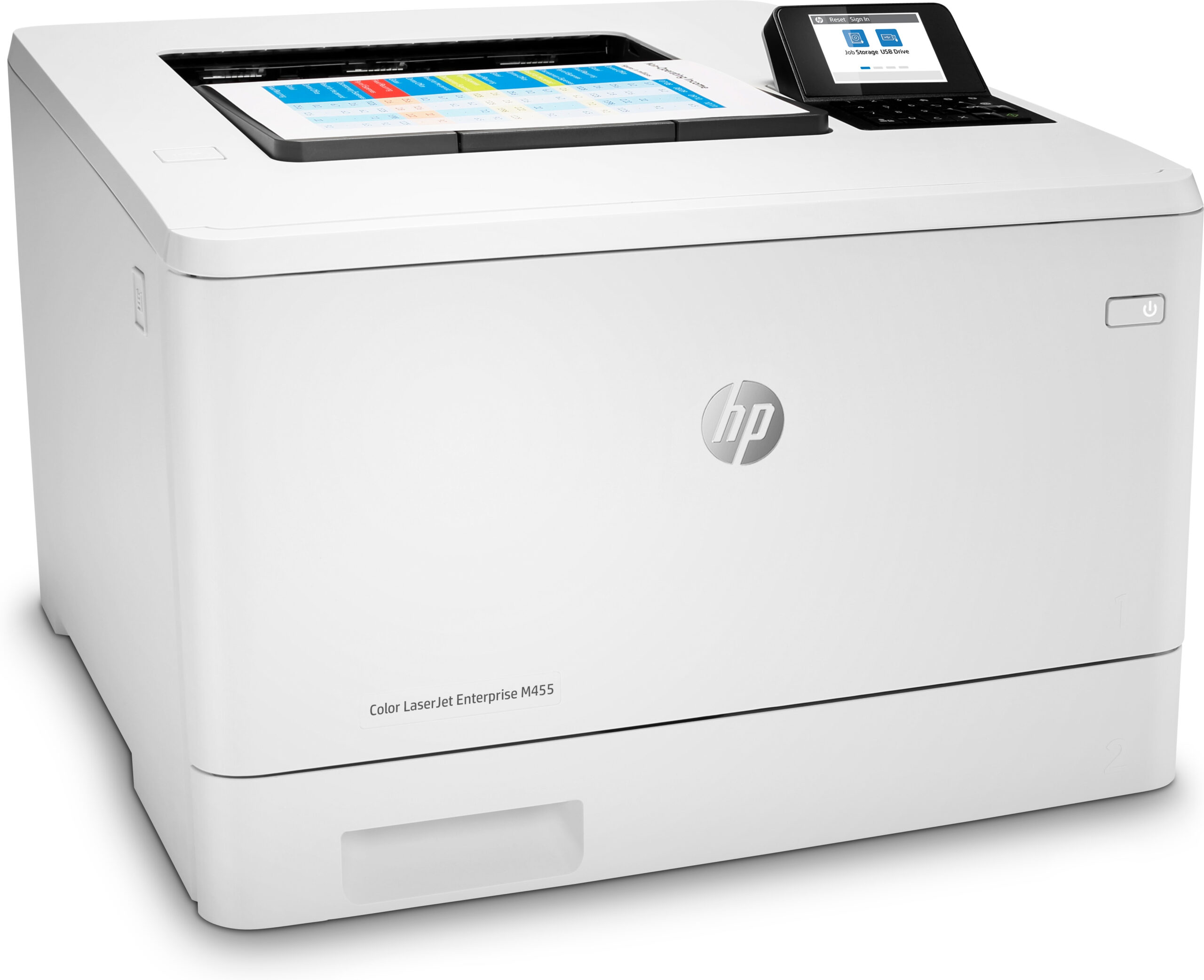 Impresora hp laser color laserjet enterprise m455dn a4 - 27ppm - 1.25gb - usb - red - wifi - duplex - Imagen 2