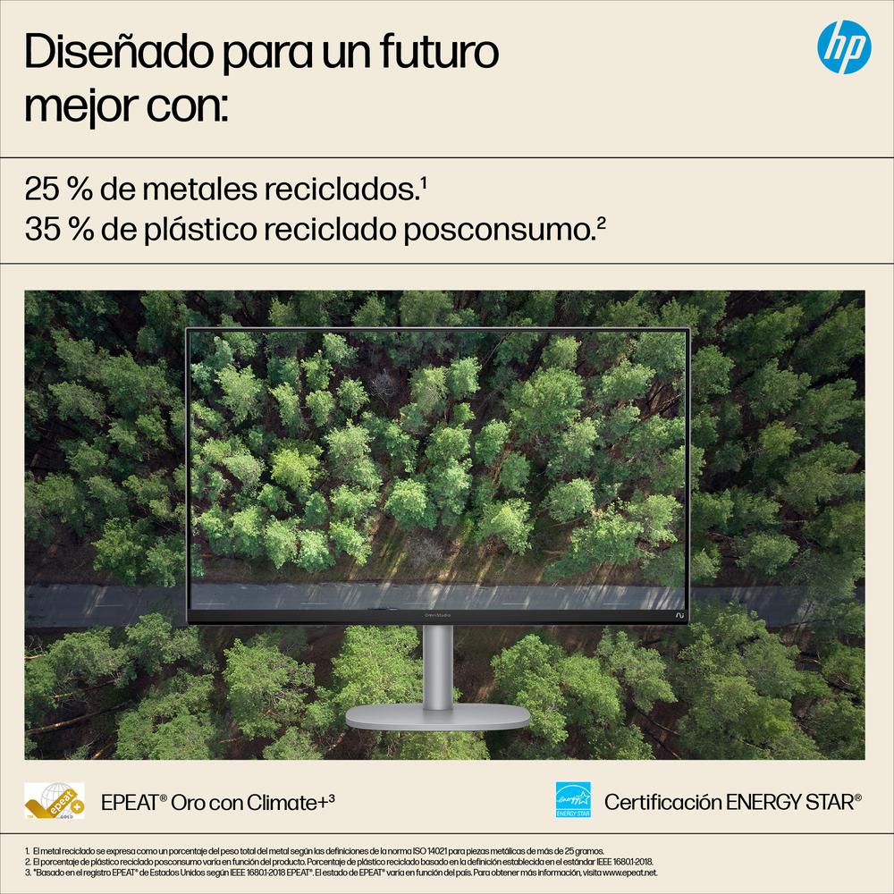 Ordenador all in one hp 27 - cs1008ns u5 - 266v - 16gb - ssd 1tb - 27 pulgadas fhd - w11h - Imagen 3